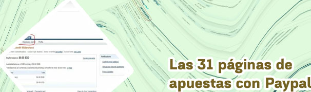 Casas de apuestas con paypal
